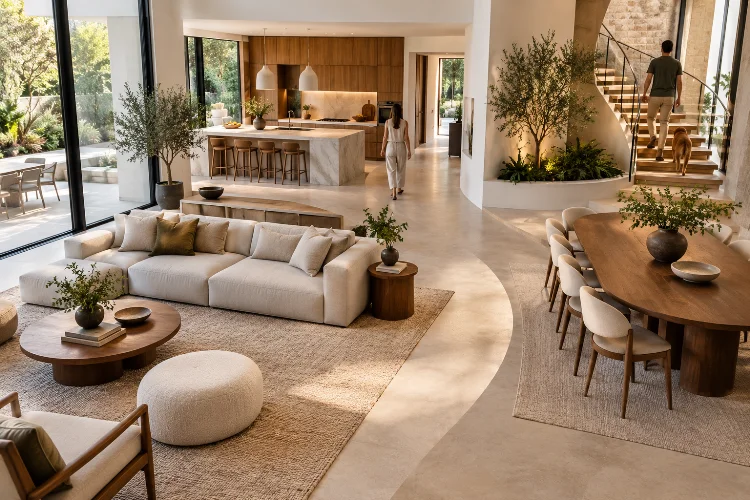 Using Circulation Zones to Improve Modern Interior Layouts